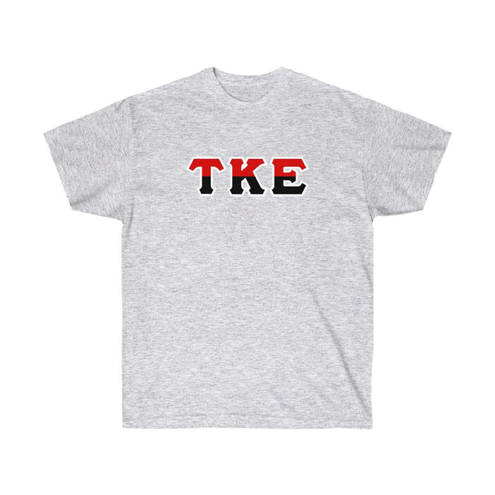 Printify Tau Kappa Epsilon Two Toned Greek Lettered T Shirts Tau Kappa Epsilon Two Toned Greek Lettered T-shirts