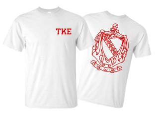 Greekgear Tau Kappa Epsilon World Famous Crest Tee Tau Kappa Epsilon World Famous Crest Tee