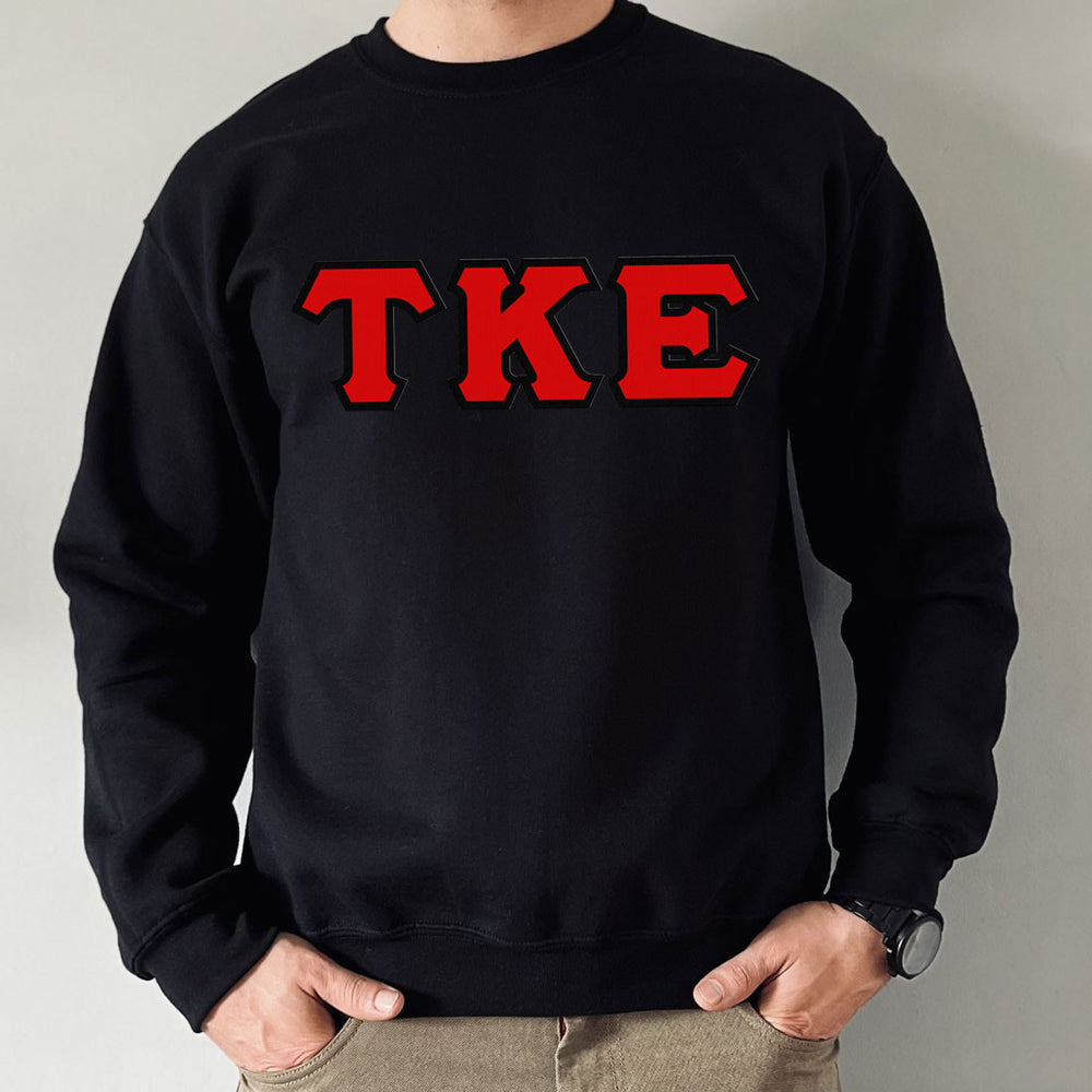 Tau Kappa Epsilon Custom Twill Crewneck Sweatshirt Tau Kappa Epsilon Custom Twill Crewneck Sweatshirt