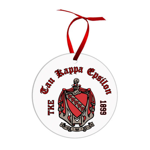Tau Kappa Epsilon Tau Kappa Epsilon Crest & Year Circle Ornaments