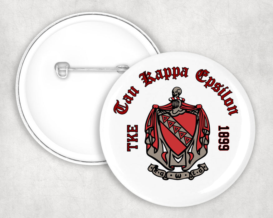 Tau Kappa Epsilon Classic Crest Button Tau Kappa Epsilon Classic Crest Button