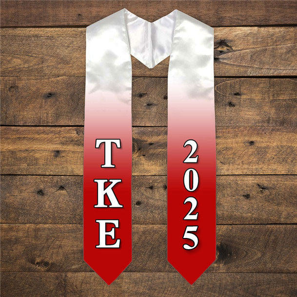 Tau Kappa Epsilon Extra Fancy Greek Graduation Stole W Year Tau Kappa Epsilon Extra Fancy Greek Graduation Stole W Year