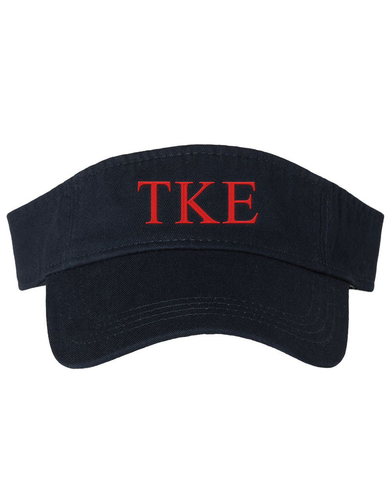 Tau Kappa Epsilon Greek Letter Visor Tau Kappa Epsilon Greek Letter Visor