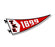 Tau Kappa Epsilon Pennant Sticker Tau Kappa Epsilon Pennant Sticker