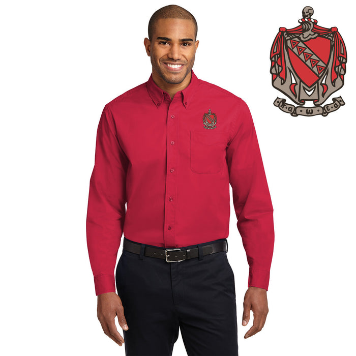 Discount Tau Kappa Epsilon Long Sleeve Oxford DISCOUNT-Tau Kappa Epsilon Long Sleeve Oxford