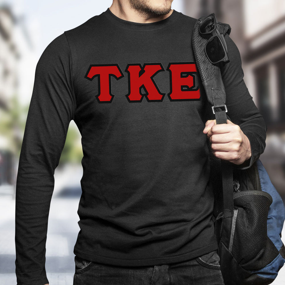 Tau Kappa Epsilon Lettered Long Tees Tau Kappa Epsilon Lettered Long Tees