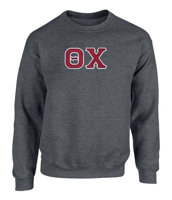 Theta Chi 2 Day Ship Twill Crewneck Sweatshirt Theta Chi - 2 Day Ship Twill Crewneck Sweatshirt