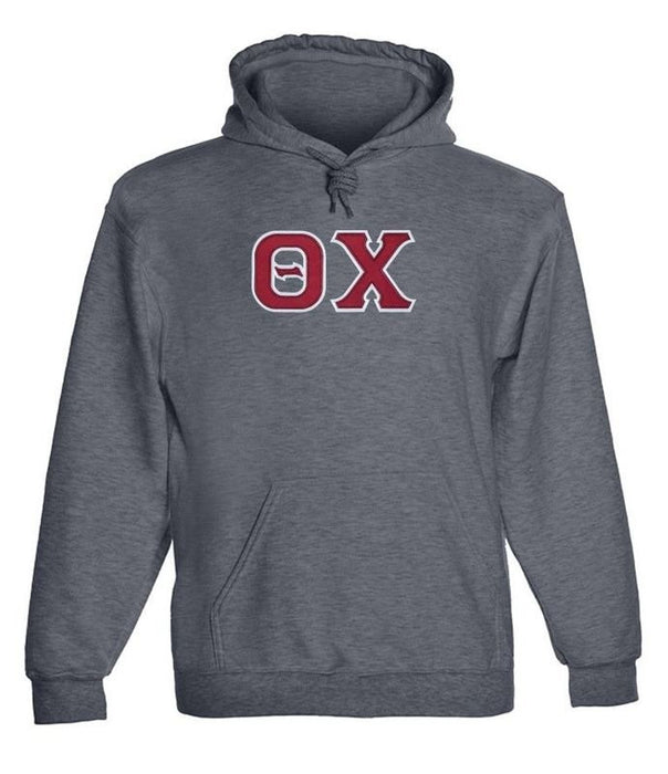 Theta Chi 2 Day Ship Twill Hooded Sweatshirt Theta Chi - 2 Day Ship Twill Hooded Sweatshirt