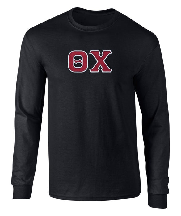 Theta Chi 2 Day Ship Twill Long Sleeve Tee Theta Chi - 2 Day Ship Twill Long Sleeve Tee