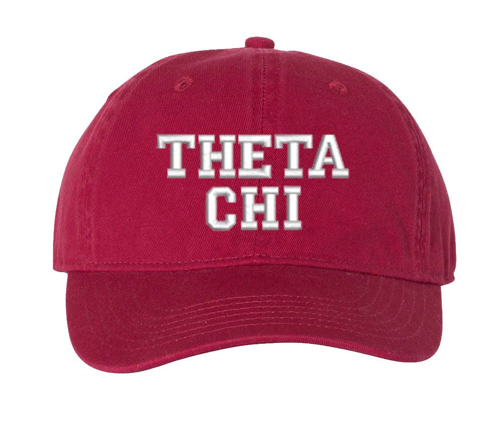 Theta Chi Pigment Dyed Baseball Cap Theta Chi Pigment Dyed Baseball Cap