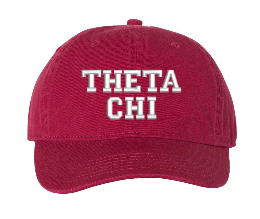 Theta Chi Pigment Dyed Baseball Cap Theta Chi Pigment Dyed Baseball Cap