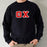 Theta Chi Custom Twill Crewneck Sweatshirt Theta Chi Custom Twill Crewneck Sweatshirt