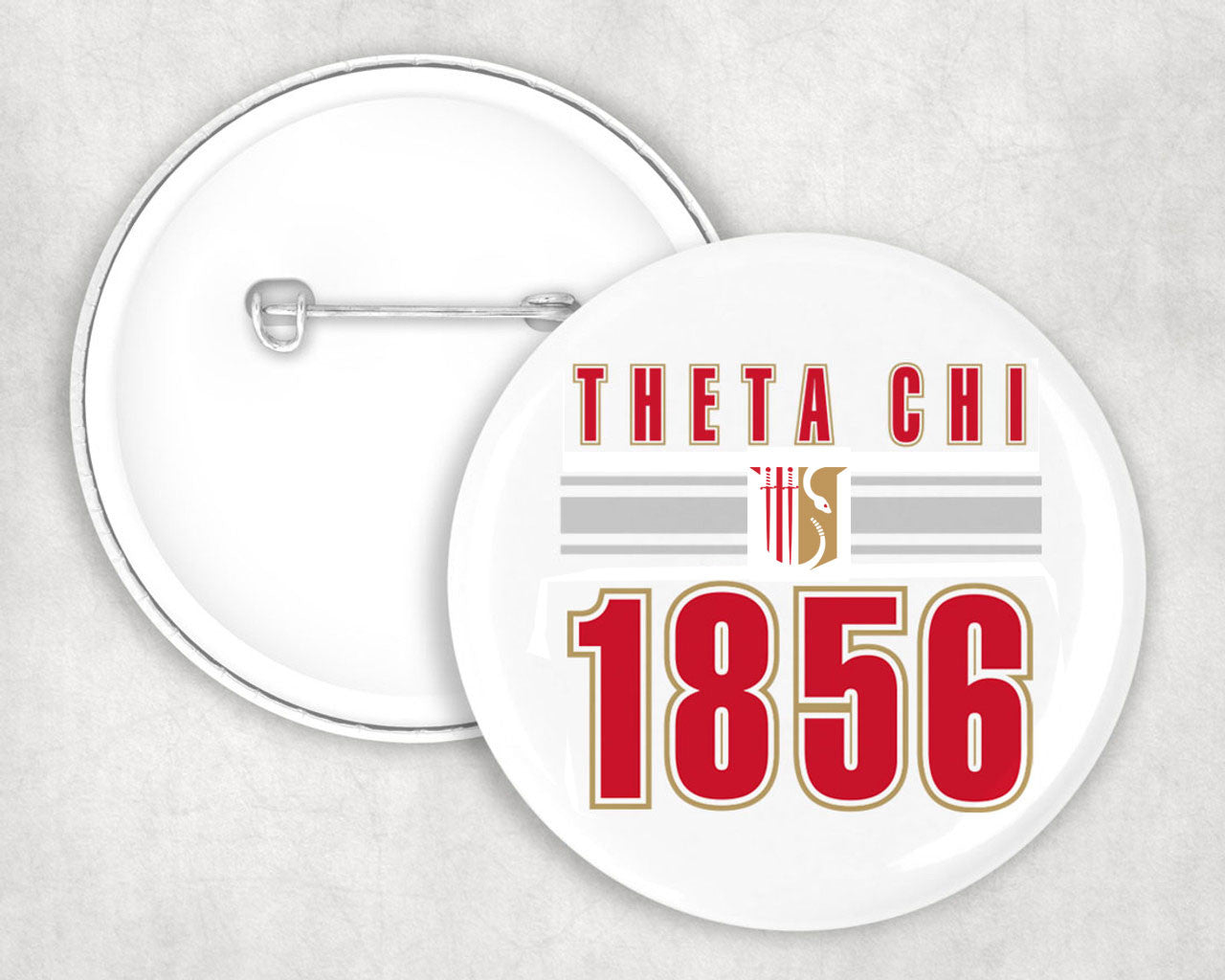 Theta Chi Est Year Button Theta Chi Est Year Button