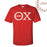Theta Chi Fraternity Crest Shield Twill Letter Tee Theta Chi Fraternity Crest - Shield Twill Letter Tee