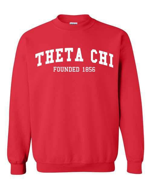Theta Chi Fraternity Founders Crew Sweatshirt Theta Chi Fraternity Founders Crew Sweatshirt