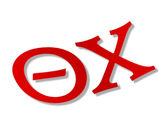 Stickers Decals Theta Chi Greek Letter Sticker - 2.5