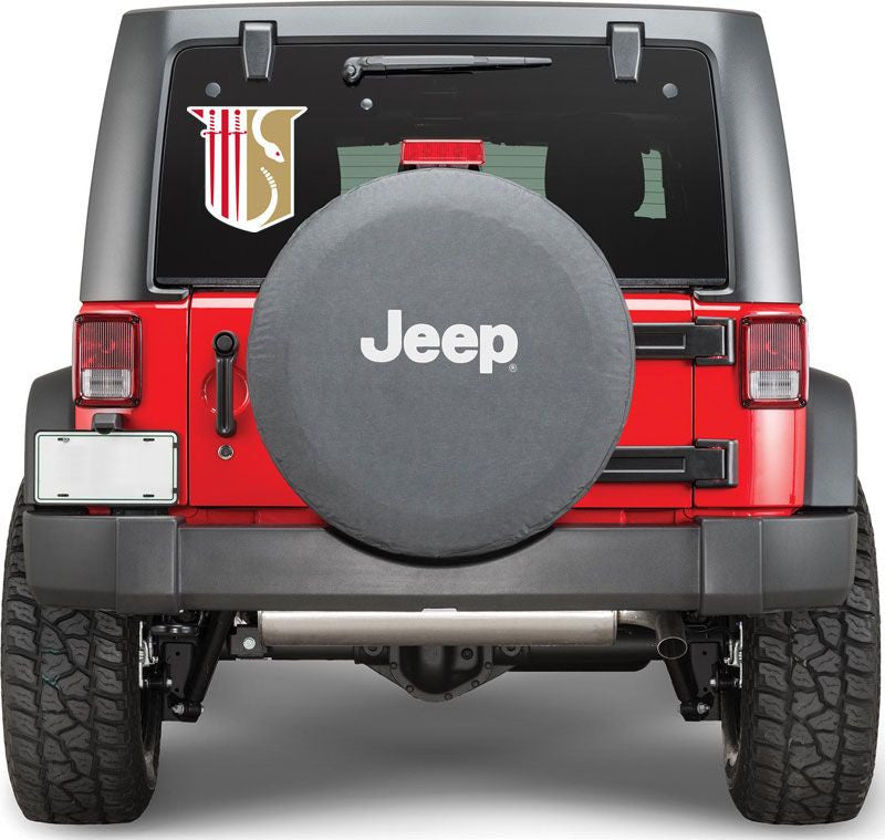 Theta Chi Large Greek Color Crest Shield Decal Up To 12" Tall Theta Chi Large Greek Color Crest - Shield Decal - 12 Inches Tall