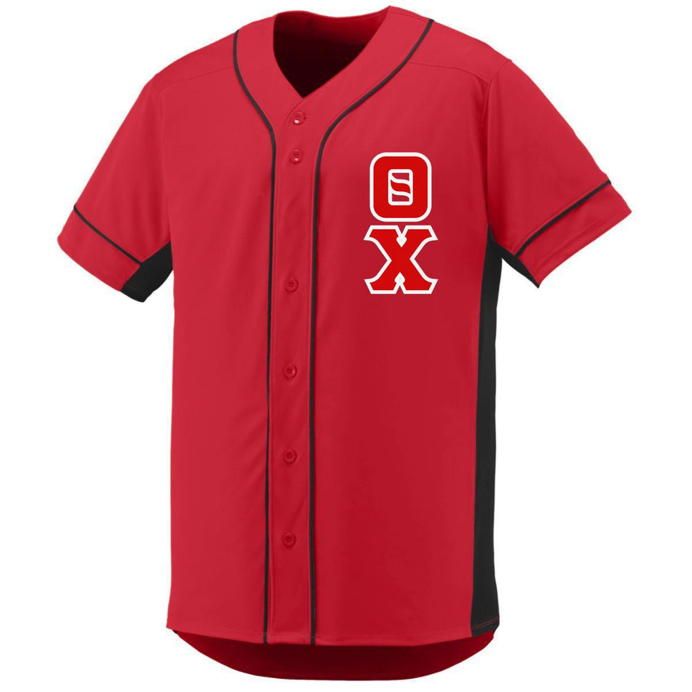 Theta Chi Lettered Baseball Jersey Theta Chi Lettered Baseball Jersey