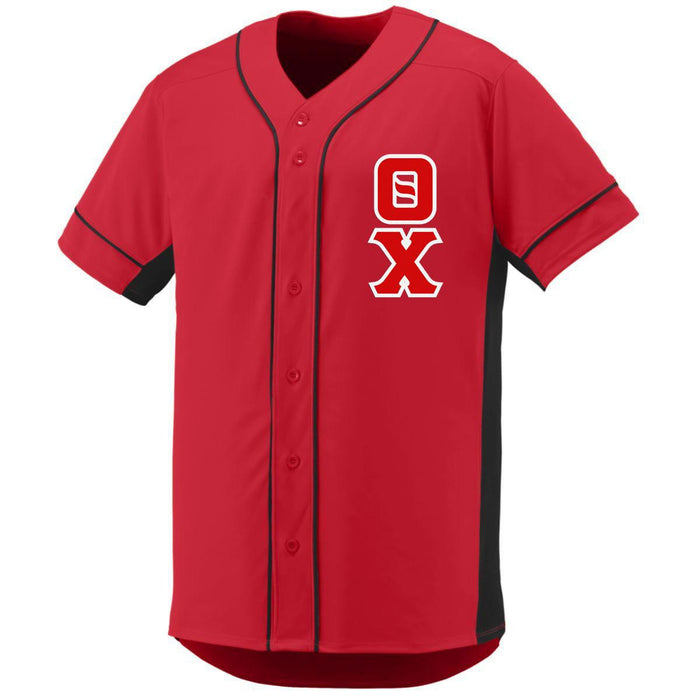 Theta Chi Lettered Baseball Jersey Theta Chi Lettered Baseball Jersey