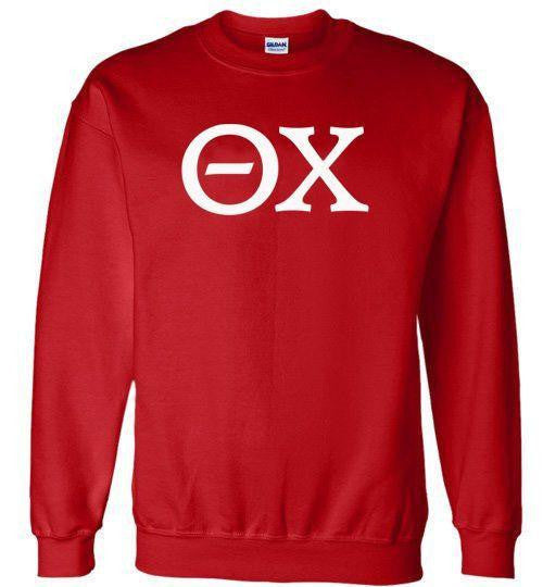 Theta Chi Theta Chi Lettered World Famous Greek Crewneck
