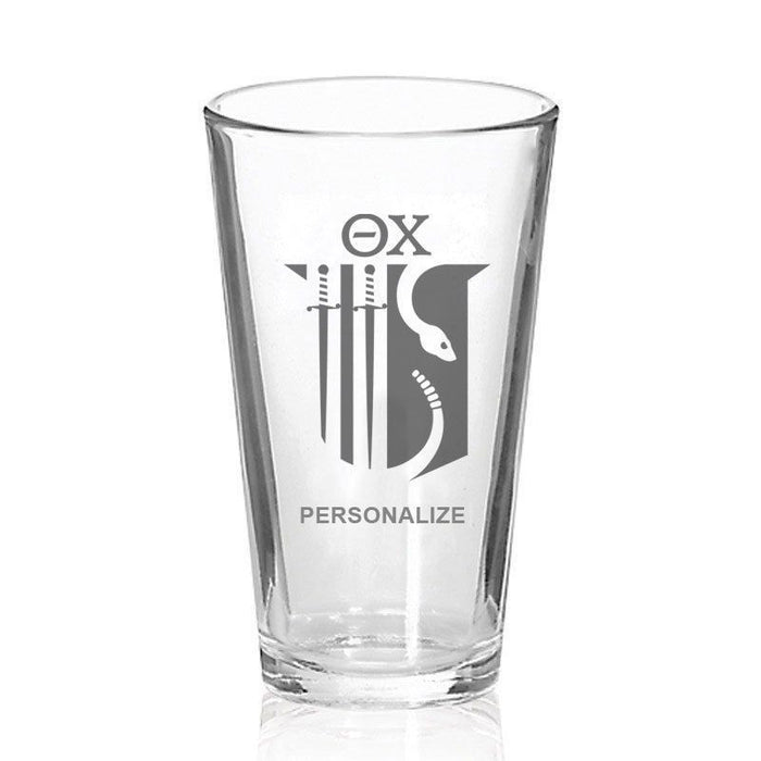 Theta Chi Mixing Glass Theta Chi Mixing Glass