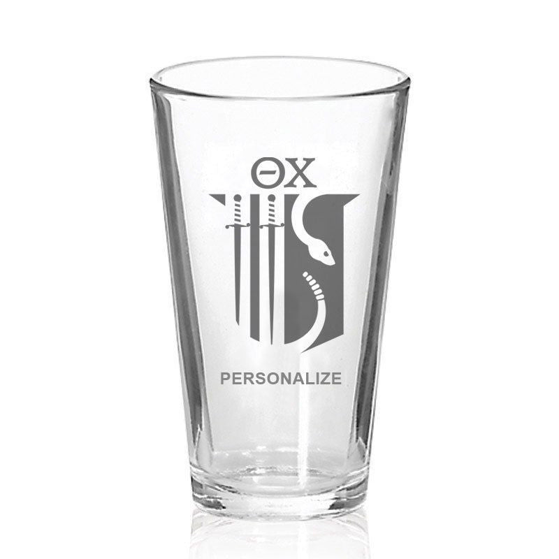 Theta Chi Mixing Glass Theta Chi Mixing Glass