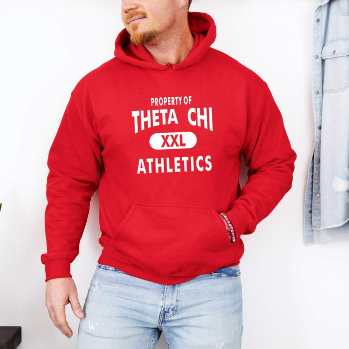 Theta Chi Property Of Athletics Hooded Sweatshirts Theta Chi Property Of Athletics Hooded Sweatshirts