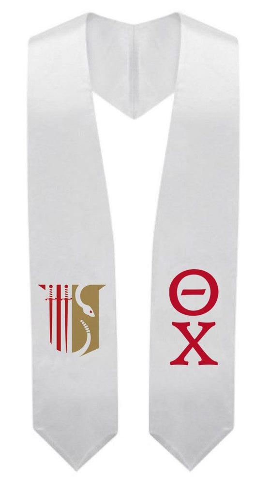 Theta Chi Super Crest Shield Graduation Stole Theta Chi Super Crest - Shield Graduation Stole