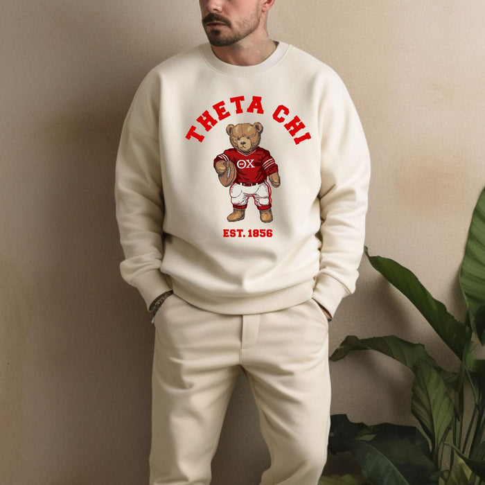 Theta Chi Teddy Bear Crewneck Sweatshirt Theta Chi Teddy Bear Crewneck Sweatshirt