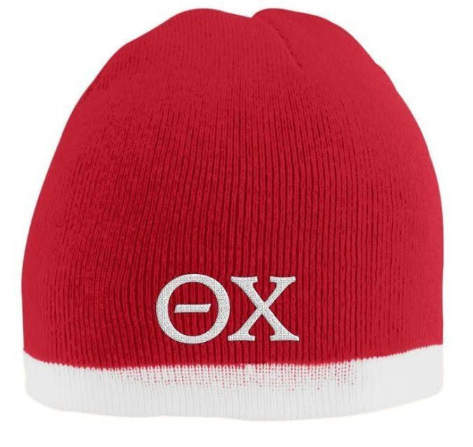 Theta Chi Two Tone Knit Beanie Theta Chi Two Tone Knit Beanie