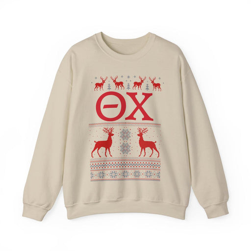 Theta Chi Theta Chi Ugly Christmas Sweater Crewneck Sweatshirts