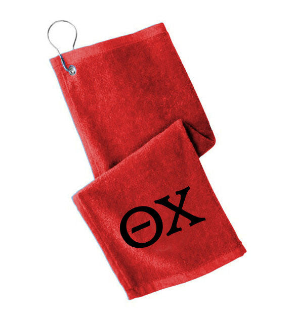 Discount Theta Chi Golf Towel DISCOUNT-Theta Chi Golf Towel