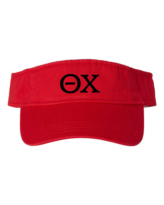 Theta Chi Greek Letter Visor Theta Chi Greek Letter Visor