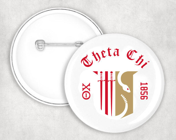 Theta Chi Classic Crest Button Theta Chi Classic Crest Button