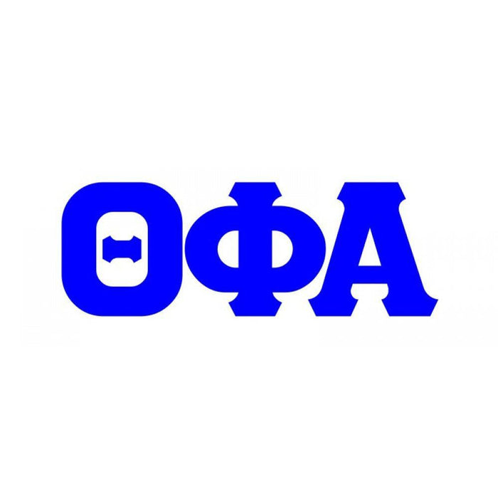 Theta Phi Alpha Big Greek Letter Window Sticker Decal Theta Phi Alpha Big Greek Letter Window Sticker Decal