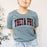 Gfyn Theta Phi Alpha Christmas Plaid Tee Theta Phi Alpha Christmas Plaid Tee