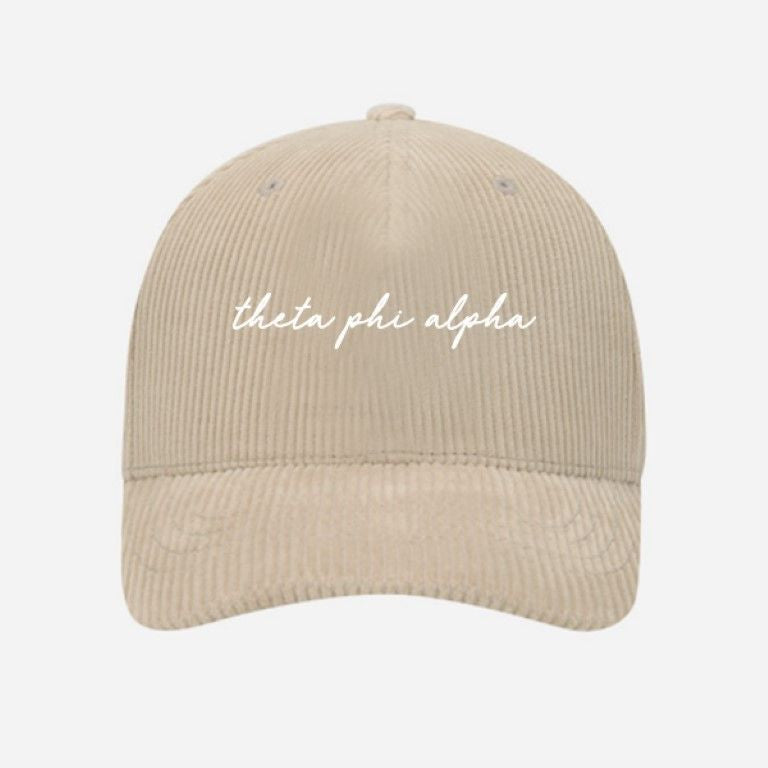Theta Phi Alpha Corduroy Baseball Hats Theta Phi Alpha Corduroy Baseball Hats