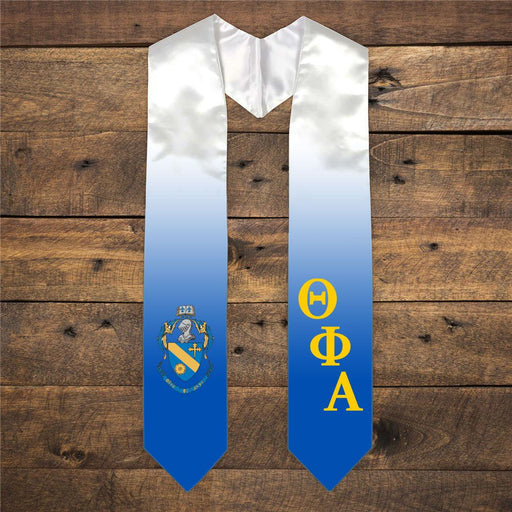 Theta Phi Alpha Theta Phi Alpha Extra Fancy Diagonal Greek Graduation Stole W Crest
