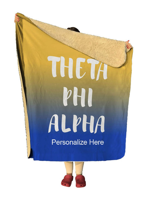 Theta Phi Alpha Theta Phi Alpha Gradient Sherpa Lap Blanket