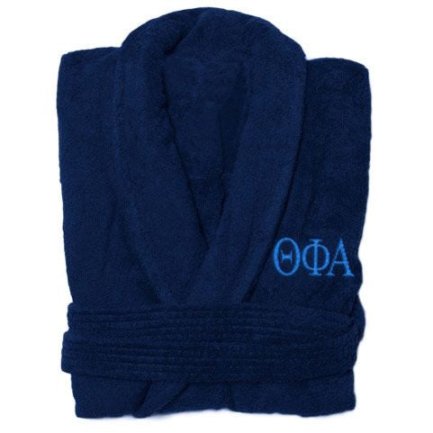 Theta Phi Alpha Greek Letter Bathrobe Theta Phi Alpha Greek Letter Bathrobe