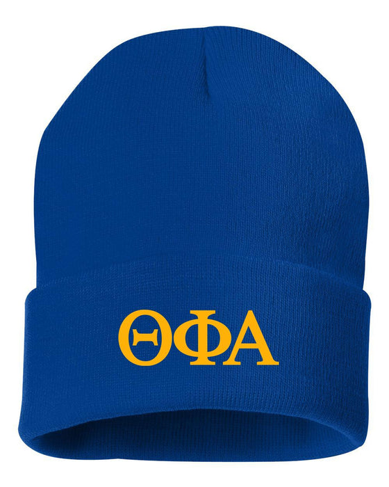 Theta Phi Alpha Greek Letter Knit Cap Theta Phi Alpha Greek Letter Knit Cap