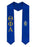 Theta Phi Alpha Greek Lettered Graduation Sash Stole With Crest Theta Phi Alpha Greek Lettered Graduation Sash Stole With Crest