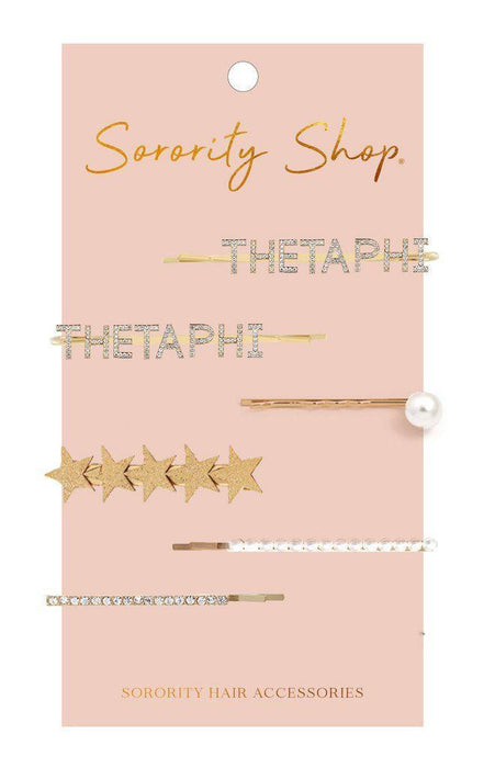 Sorority Shop Theta Phi Alpha Hair Clips Theta Phi Alpha Hair Clips