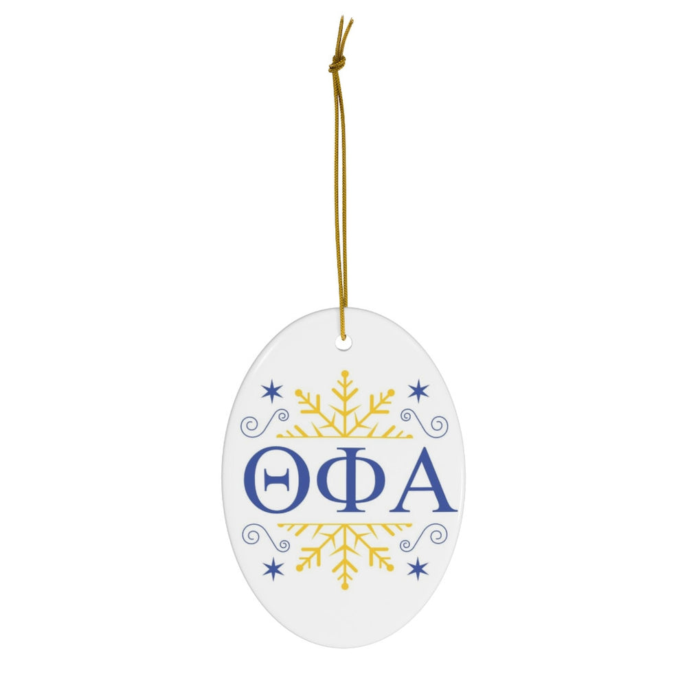 Theta Phi Alpha Holiday Color Snowflake Christmas Ornaments Theta Phi Alpha Holiday Color Snowflake Christmas Ornaments