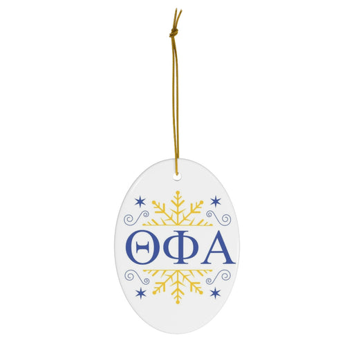 Theta Phi Alpha Theta Phi Alpha Holiday Color Snowflake Christmas Ornaments