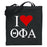 Theta Phi Alpha I Love Tote Bags Theta Phi Alpha I Love Tote Bags