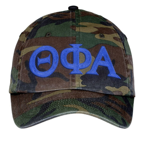 Theta Phi Alpha Theta Phi Alpha Lettered Camouflage Hat