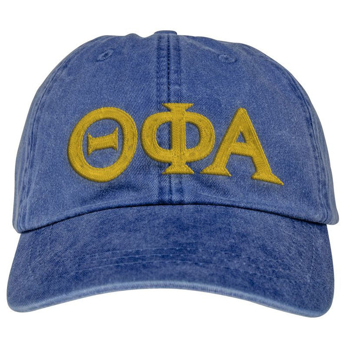 Theta Phi Alpha Lettered Premium Pastel Hat Theta Phi Alpha Lettered Premium Pastel Hat
