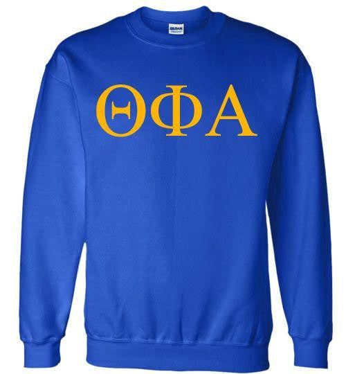 Theta Phi Alpha Theta Phi Alpha Lettered World Famous Greek Crewneck