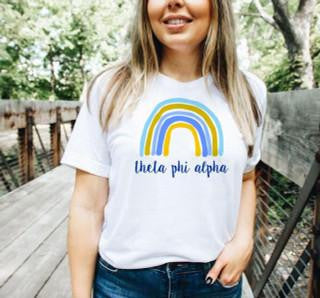 Printify Theta Phi Alpha Rainbow Tees Theta Phi Alpha Rainbow Tees